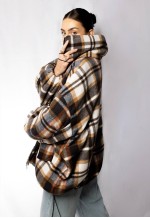 Bomber oversize terra jacket