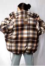 Bomber oversize terra jacket