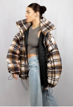 Bomber oversize terra jacket