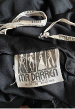 Mr Darren Black Halter Neck Evening 70's Vintage Dress