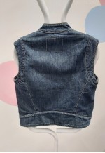00s Gilet Denim Dark Blue