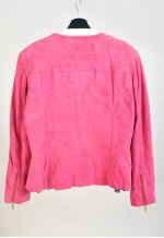 Vintage 00s suede leather jacket in pink
