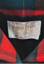1950s Vintage Wool Plaid Coat Red