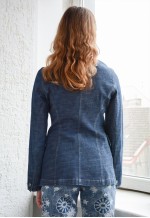 Vintage ADOLFO DOMINGUEZ Blue Denim Blazer Jacket