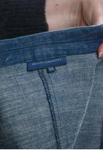 Vintage ADOLFO DOMINGUEZ Blue Denim Blazer Jacket